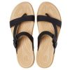 Crocs (WMNS) Minimalistické útulné sportovní pantofle Černá Hnědá 206108-00W