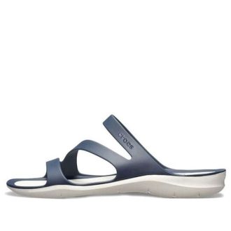 Crocs (WMNS) modrobílé sandály „Blue White“ 203998-462