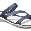 Crocs (WMNS) modrobílé sandály „Blue White“ 203998-462