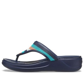 Crocs (WMNS) Monterey Bead Strap Wedge „Dark Blue“ 206641-4HQ