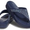 Crocs (WMNS) Monterey korálkové žabky tmavě modré 206851-410