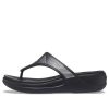 Crocs (WMNS) Monterey metalické stylové černé pantofle 206850-001