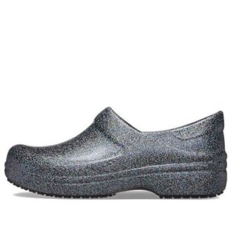 Crocs (WMNS) Neria Pro Li Literide pracovní dřeváky „Silver Grey“ 209219