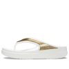 Crocs (WMNS) Pantofle z bílého zlata s tlustou podrážkou „Bílé zlato“ 206919-100