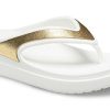 Crocs (WMNS) Pantofle z bílého zlata s tlustou podrážkou „Bílé zlato“ 206919-100