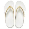 Crocs (WMNS) Pantofle z bílého zlata s tlustou podrážkou „Bílé zlato“ 206919-100