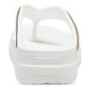 Crocs (WMNS) Pantofle z bílého zlata s tlustou podrážkou „Bílé zlato“ 206919-100