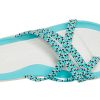 Crocs (WMNS) Pletené žabky Modrá Bílá 205728-4DY