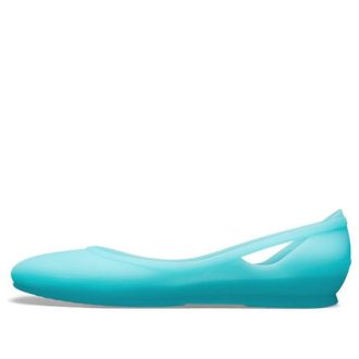 Crocs (WMNS) Ploché ledově modré Sandály 16265-4DJ