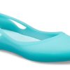 Crocs (WMNS) Ploché ledově modré Sandály 16265-4DJ