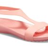 Crocs (WMNS) ploché růžové sandály 205469-6JC