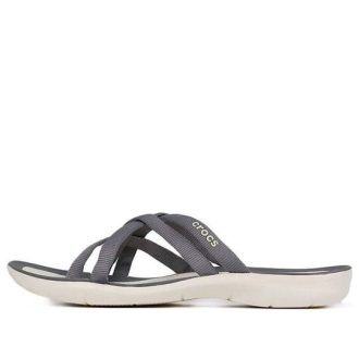Crocs (WMNS) Plážové a bazénové skluzavky Pantofle „Šedé“ 205479-0CT