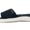 Crocs (WMNS) Reviva lehké útulné ploché ležérní tmavě modré pantofle 205474-462