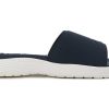Crocs (WMNS) Reviva lehké útulné ploché ležérní tmavě modré pantofle 205474-462