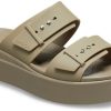 Crocs (WMNS) Sandály na nízkém klínu Brooklyn „Béžová“ 207431-260