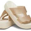 Crocs (WMNS) Sandály s páskem H-Strap na platformě „White Brown“ 209667-160