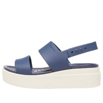 Crocs (WMNS) Sandály s tlustou podrážkou Brooklyn Modrá šedá „Blue Grey“ 206453-46K