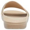 Crocs (WMNS) Sloane Shine Low Slide Minimalistické Ležérní Ploché pantofle hnědé zlaté barvy „Brown Gold“ 206921-212