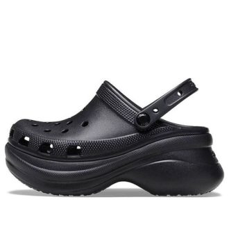 Crocs (WMNS) Small Whale Retro Crocs Thick Sole Black Sandály 206302-001