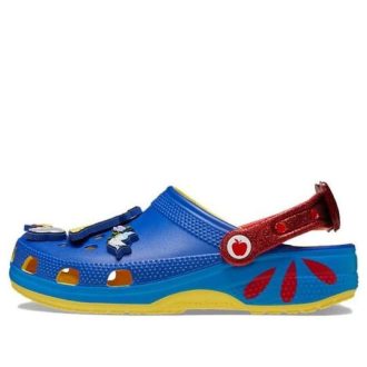 Crocs (WMNS) Sněhově bílé klasické dřeváky „Blue Yellow Red“ 209483-769