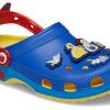 Crocs (WMNS) Sněhově bílé klasické dřeváky „Blue Yellow Red“ 209483-769