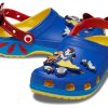 Crocs (WMNS) Sněhově bílé klasické dřeváky „Blue Yellow Red“ 209483-769