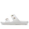 Crocs (WMNS) Soft Sole Pohodlné venkovní sportovní pantofle s plochým podpatkem Bílá 207387-103