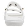 Crocs (WMNS) Soft Sole Pohodlné venkovní sportovní pantofle s plochým podpatkem Bílá 207387-103
