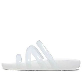 Crocs (WMNS) Splash lesklé páskové sandály „Bílé“ 208537-100