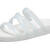 Crocs (WMNS) Splash lesklé páskové sandály „Bílé“ 208537-100