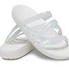 Crocs (WMNS) Splash lesklé páskové sandály „Bílé“ 208537-100