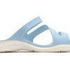 Crocs (WMNS) Sportovní pantofle s plochým podpatkem modré 203998-4JQ