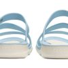 Crocs (WMNS) Sportovní pantofle s plochým podpatkem modré 203998-4JQ
