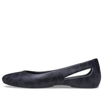 Crocs (WMNS) Sportovní sandály Deep Blue Leopard print 206210-90L