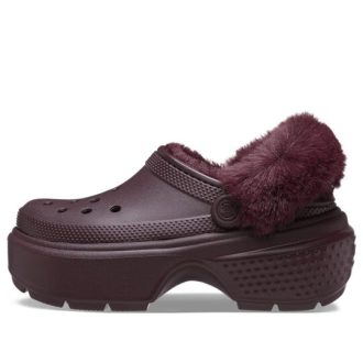Crocs (WMNS) Stomp Lined Clogs „Dark Cherry“ 208546-6WD