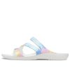 Crocs (WMNS) Swiftwater Crocs Casual Multi-Color Tie Dye Sandals „White“ 206894-928