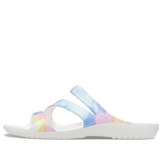 Crocs (WMNS) Swiftwater Crocs Casual Multi-Color Tie Dye Sandals „White“ 206894-928