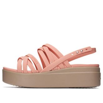 Crocs (WMNS) Thick Sole Cozy Fashion Sportovní růžové sandály 206751-6RL