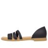 Crocs (WMNS) Tulum ploché sandály „Black“ 206109-00W