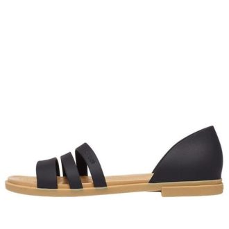 Crocs (WMNS) Tulum ploché sandály „Black“ 206109-00W
