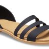 Crocs (WMNS) Tulum ploché sandály „Black“ 206109-00W