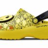 Crocs (WMNS) X Smiley Classic Clog Thick Sole Smiling Face clouds Sandály Žlutá Černá 207233-90H