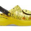 Crocs (WMNS) X Smiley Classic Clog Thick Sole Smiling Face clouds Sandály Žlutá Černá 207233-90H