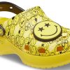 Crocs (WMNS) X Smiley Classic Clog Thick Sole Smiling Face clouds Sandály Žlutá Černá 207233-90H