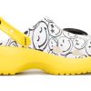 Crocs (WMNS) x Smiley World Charm Classic platformové dřeváky „Yellow White“ 207980-94S