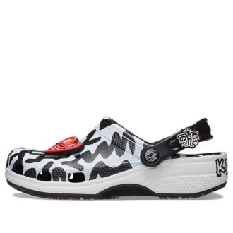Crocs x Keith Haring Classic Clog „Black White“ 209488-001
