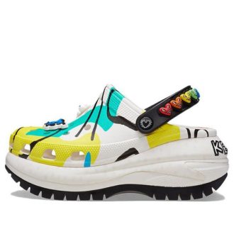 Crocs x Keith Haring Mega Crush Clog „White Multi“ 209822-001