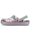 Dřeváky Crocs Crocband Graphic III „Grey Pink“ 205834-0GF