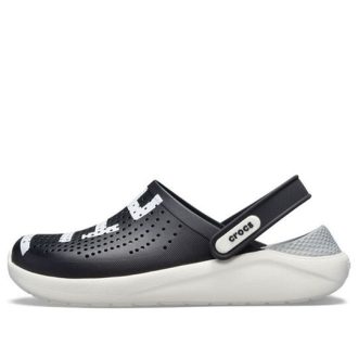 Dřeváky Crocs LiteRide Logo „Black White“ 205554-066