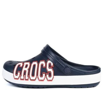 Dřeváky s logem Crocs Crocband „Navy White“ 205568-462